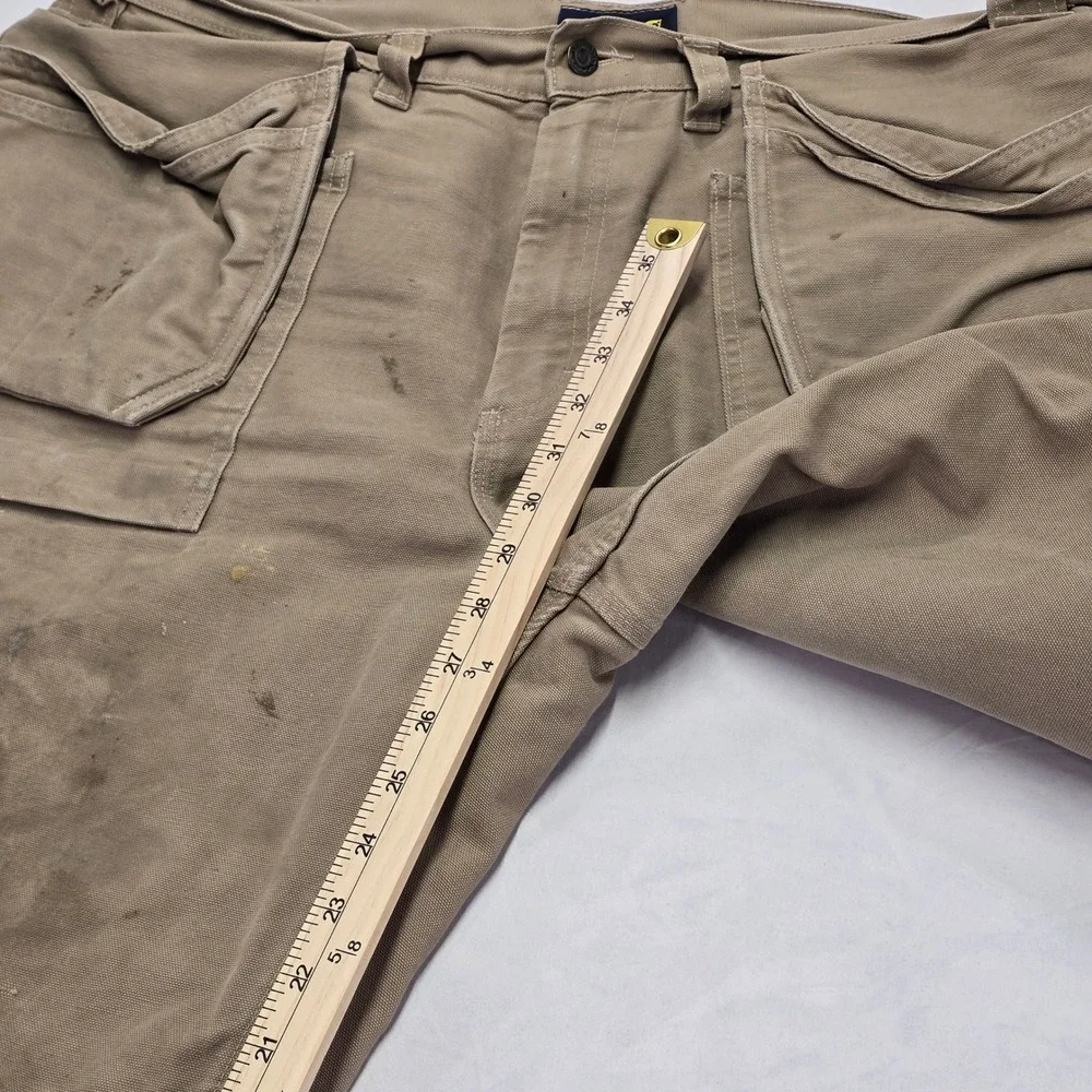 Blaklader Workwear Khaki Cargo Pants Men Sz 38/30 Carpenter Utility‎ Tool Pocket